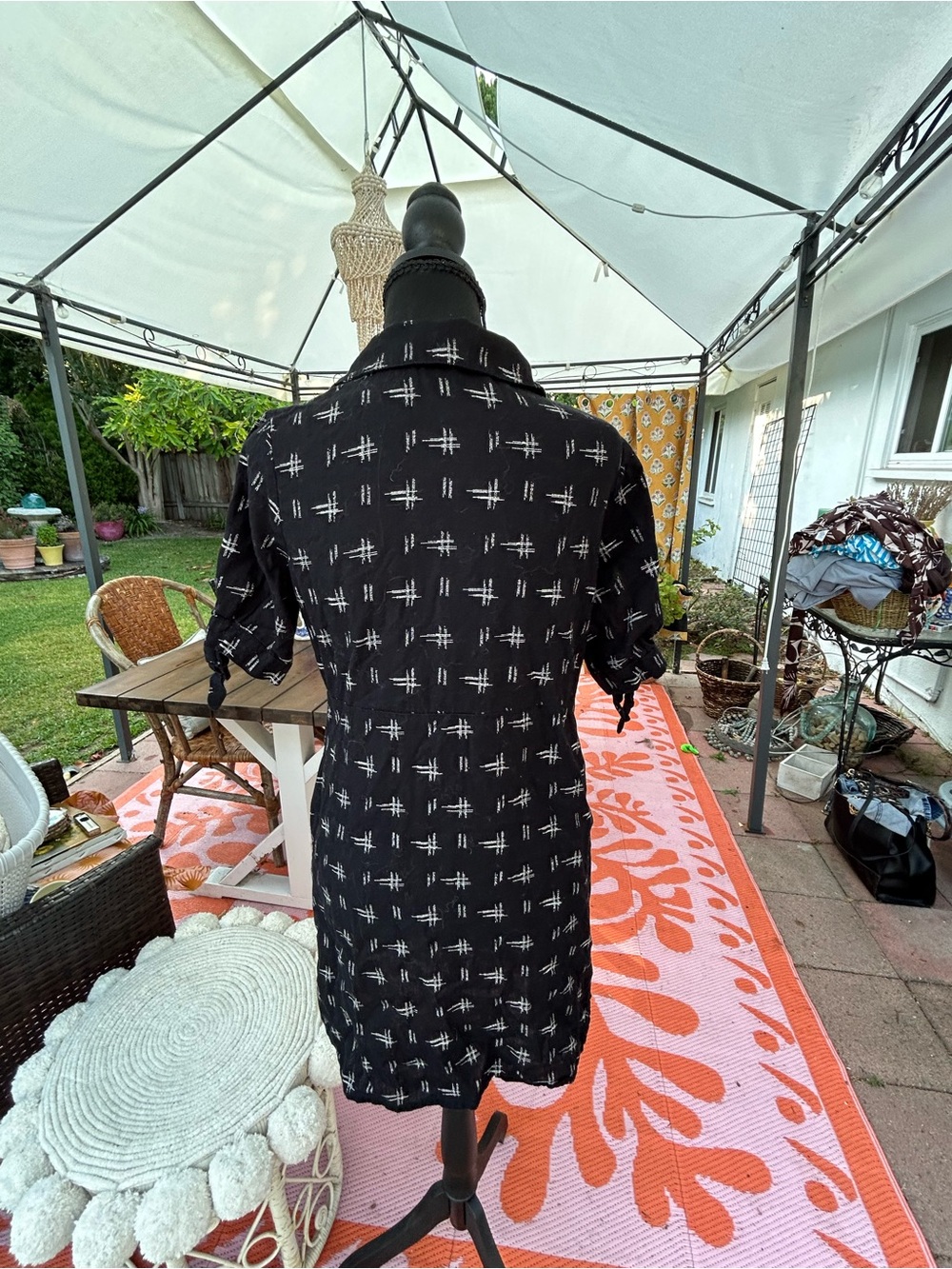 Volcom cotton button up dress size Medium - Picture 4 of 6